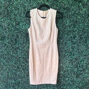 Calvin Klein Sleeveless Pink Midi Dress